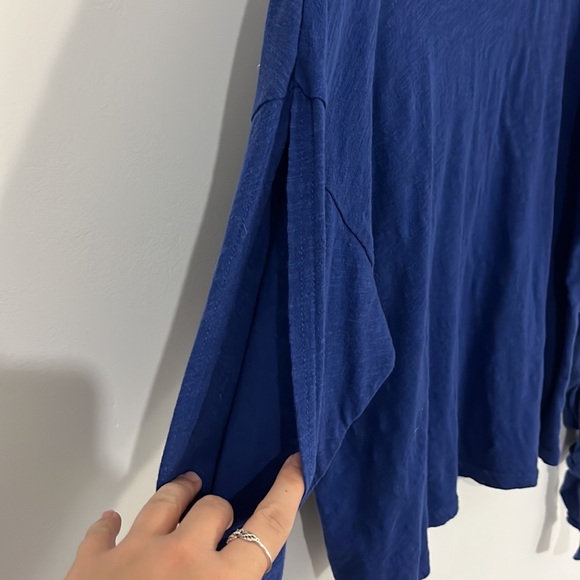 Women’s NFL Buffalo Bills Long Sleeve Open Shoulder Top with Ties - Picture 7 of 7